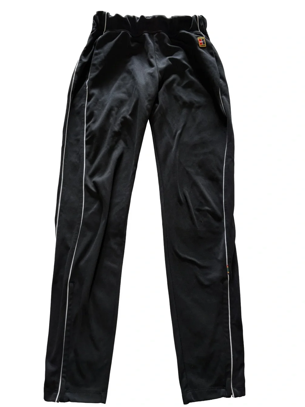 Black Women’s Track Pants with White Piping